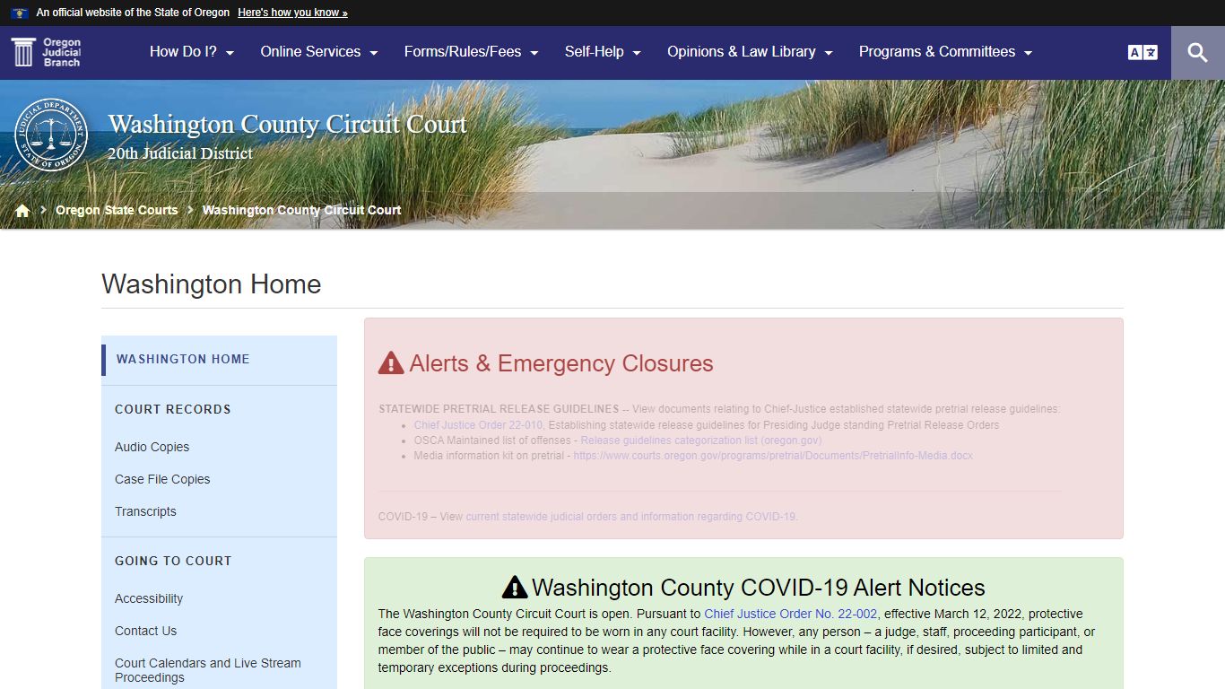 Oregon Judicial Department : Washington Home : Washington County ...